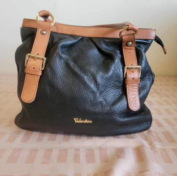 Valentina Leather Shoulder Bag - Picture 1 of 12